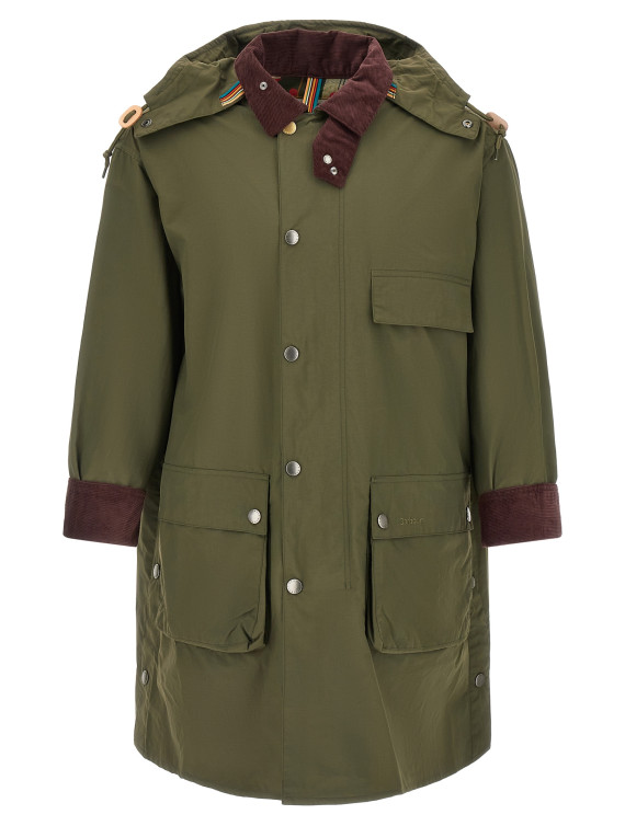 Waterproof parka Paul Smith loves Barbour (MCA1127MCAOL52) #1