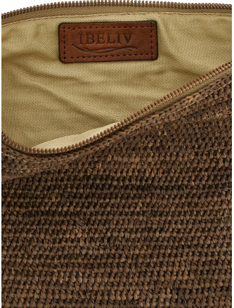 'Ampy' clutch (AMPYDARKTEA) #