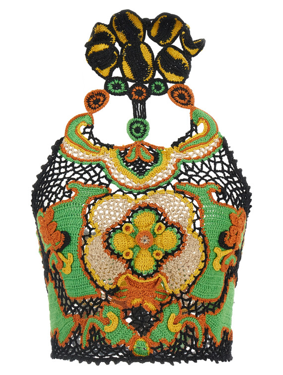 Повседневный топ ETRO Crochet top (WRKE0400AQ440X0812) #1