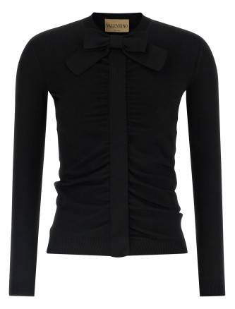 Свитер, кардиган VALENTINO GARAVANI Valentino Garavani bow cardigan