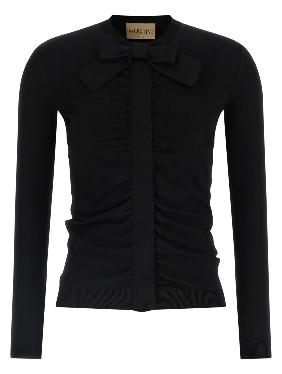 Свитер, кардиган VALENTINO GARAVANI Valentino Garavani bow cardigan (B0KA15IA8M0NO) #1