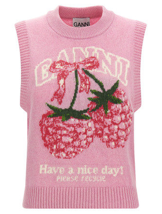 Жилет GANNI Wool vest