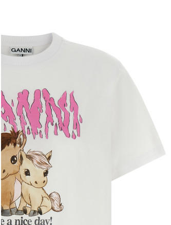 Футболка GANNI 'Pony' (A1050048151) #