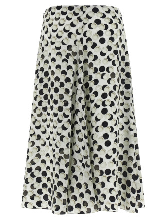Миди FENDI Polka dot skirt (FQ7655AW9IF0GME) #
