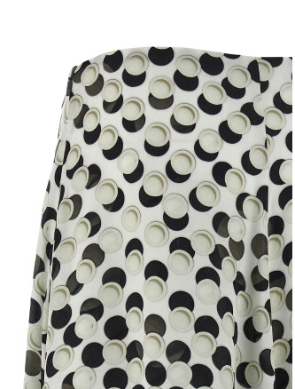 Миди FENDI Polka dot skirt (FQ7655AW9IF0GME) #