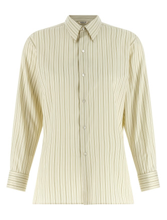 Рубашка, блузка AURALEE Cotton and silk shirt