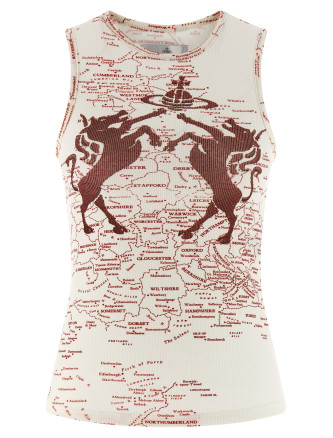 'Horses 90's Vest' top