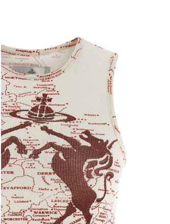 Повседневный топ VIVIENNE WESTWOOD 'Horses 90' (3G010050J009CA401) #