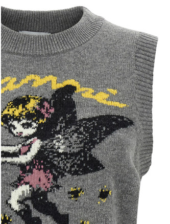 Жилет GANNI Wool vest (A1070269920) #