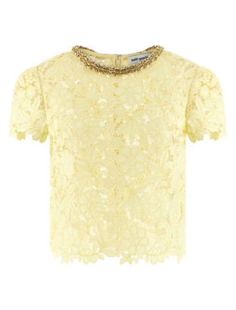 Топ SELF PORTRAIT 'Yellow Lace'