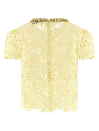 Топ SELF PORTRAIT 'Yellow Lace' (SS26096TAYYELLOW) #