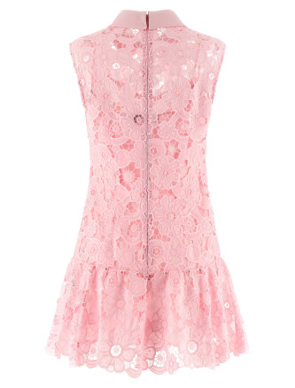 Мини SELF PORTRAIT 'Pink Lace collared' (SS26164SAPPINK) #