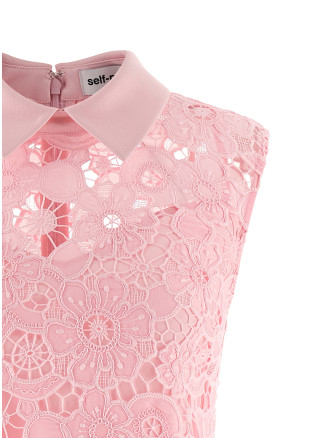 Мини SELF PORTRAIT 'Pink Lace collared' (SS26164SAPPINK) #