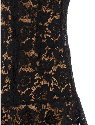 'Black lace crystal' dress (SS26164SBBBLACK) #