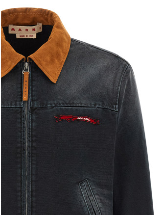 Күнделікті күртеше MARNI Canvas jacket (JUMU0205GXUSCY6300N99) #