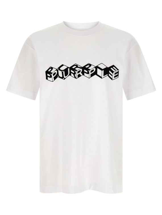 Футболка PURPLE 'Cube' (P104TWFT226WHITE) #1