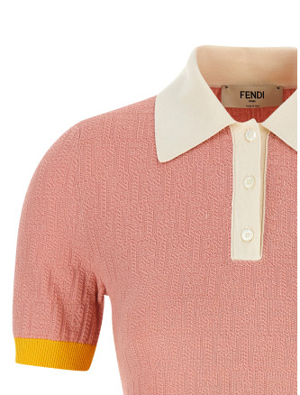 Мини FENDI Color-block dress (FZDE35AW4SF1W0S) #