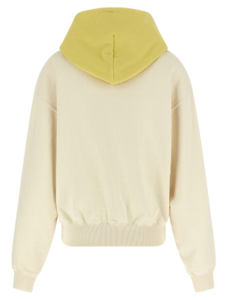 Толстовка AURALEE Vintage hoodie (A26SP05TUSMOKYWHITELIGHTYELLOW) #