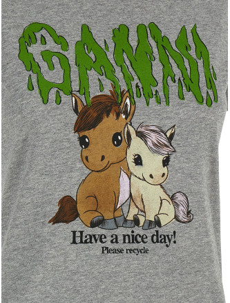 Футболка GANNI 'Pony' (A1050053920) #