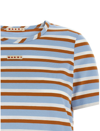 Футболка MARNI Logo patch t-shirt (THJE0390MXUTC639STB21) #