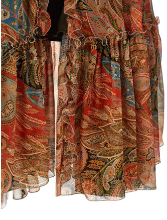 Paisley foliage skirt (WRFA020499SA1R9X0860) #