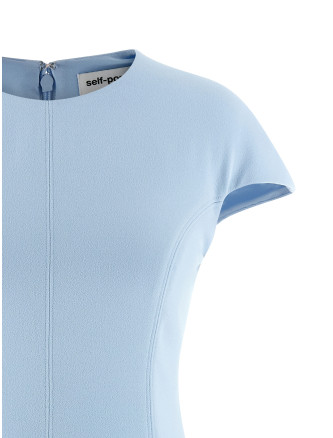 Көйлек SELF PORTRAIT 'Blue Crepe Lace' (SS26095SBLBLUE) #