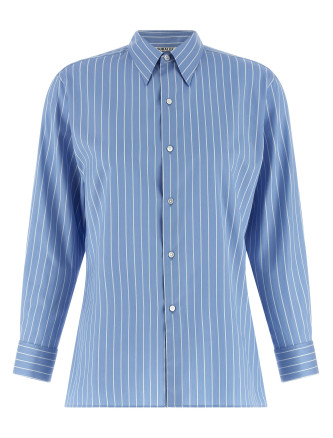 Рубашка, блузка AURALEE Cotton and silk shirt