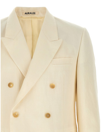 Double-breasted blazer (A26SJ01WOOFFWHITE) #