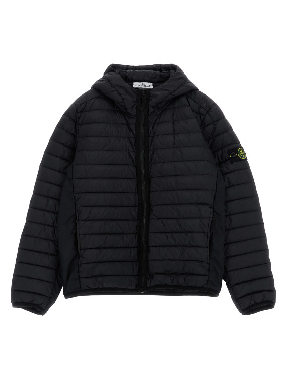 Пуховая куртка, парка, повседневная куртка STONE ISLAND JUNIOR Hooded down jacket (L1S164100009S0024V0020) #1