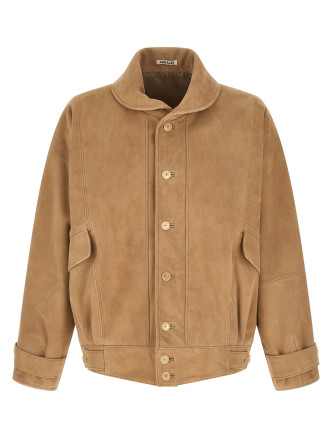 Кожаная куртка AURALEE Full grain leather blouson