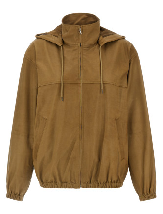 Кожаная куртка AURALEE Ultra-thin leather jacket