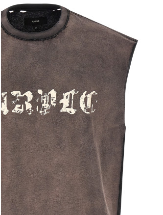 Топ PURPLE 'Worn Gothic' (P103TBSP226BLACK) #