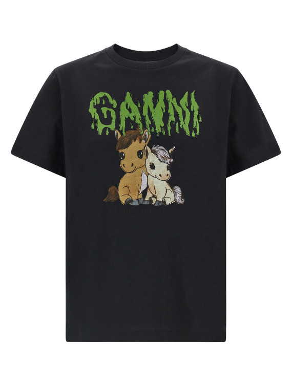 Футболка GANNI 'Pony' (A1050048252) #1