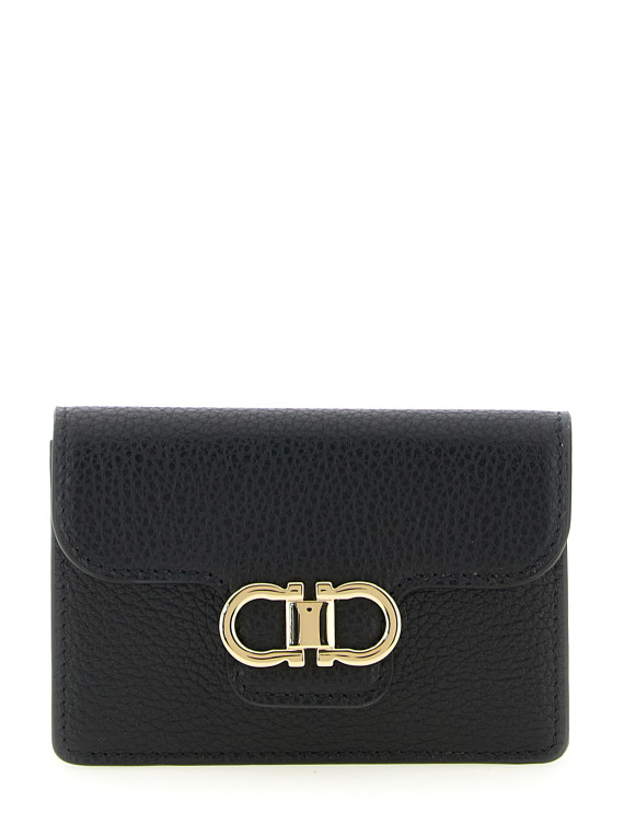 Брелок для ключей FERRAGAMO 'Gancini' (785795NEROFLAMERED) #1