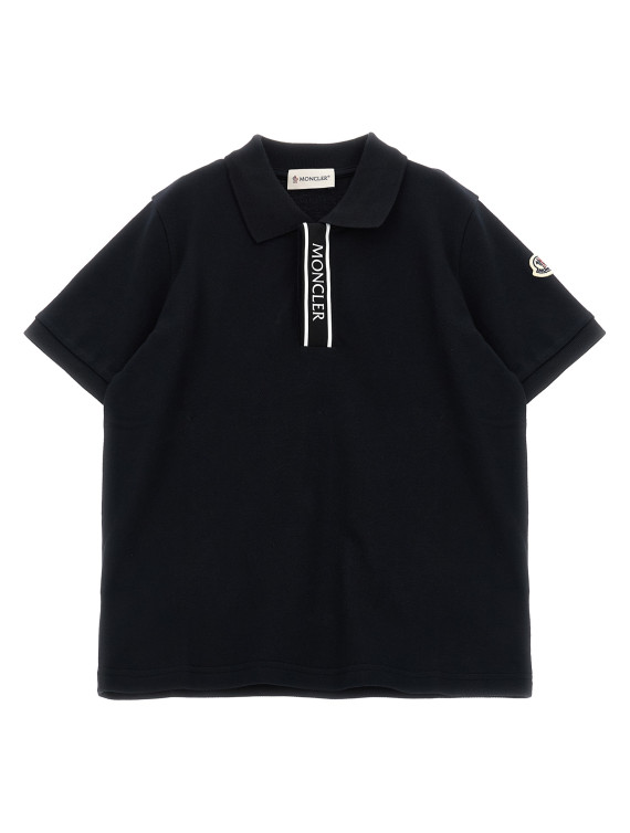 Поло MONCLER ENFANT Logo polo shirt (L19548A000118496W999) #1