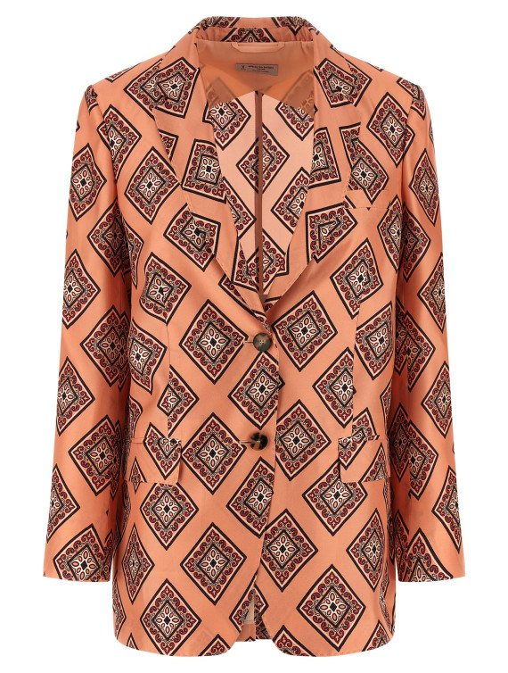 Пиджак, костюм ALBERTO BIANI Tie print blazer (II833SE320347) #1
