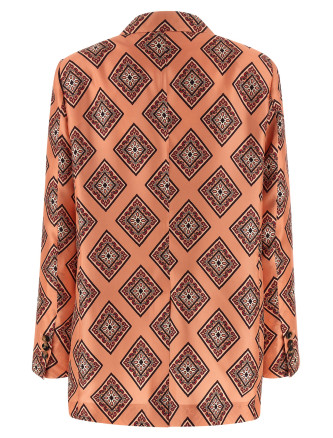 Пиджак, костюм ALBERTO BIANI Tie print blazer (II833SE320347) #