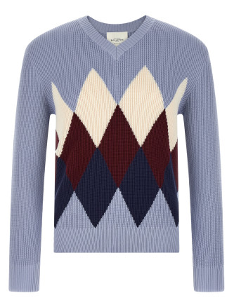 Свитер, кардиган BALLANTYNE Argyle pattern sweater