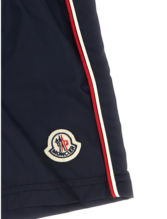 Пляжная одежда MONCLER ENFANT Tricolor piping swimsuit (L19512C0000453326742) #