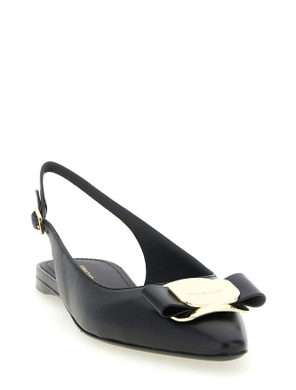 Балетки FERRAGAMO 'Zelmy' (790605NERO) #