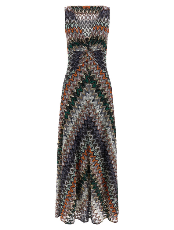 Макси MISSONI Lamé viscose dress (DS26SG1SBR014ZS72OW) #1