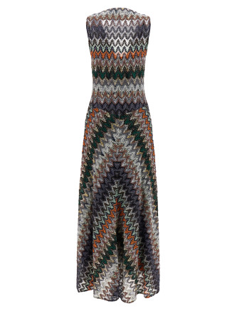 Макси MISSONI Lamé viscose dress (DS26SG1SBR014ZS72OW) #