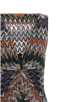 Макси MISSONI Lamé viscose dress (DS26SG1SBR014ZS72OW) #