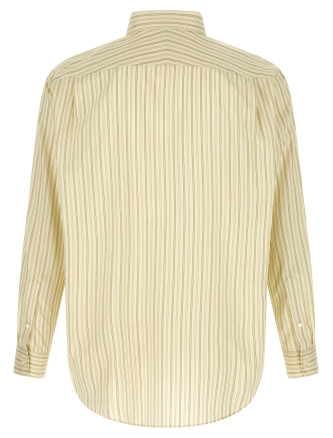 Рубашка, блузка AURALEE Cotton and silk shirt (A26SS01CSIVORYSTRIPE) #