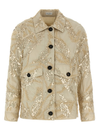 Күнделікті күртеше BRUNELLO CUCINELLI 'Dazzling Seabed Embroidery'