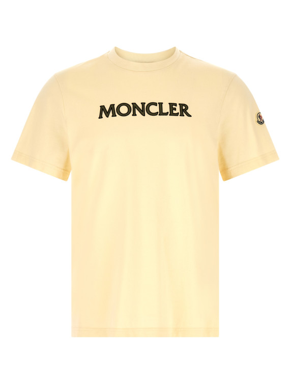 Футболка MONCLER Flocked logo T-shirt (L10918C0007589B8U060) #1