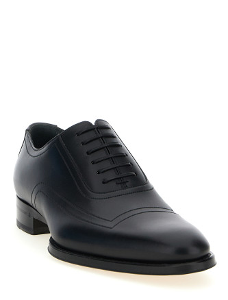 Туфли на шнурках GUCCI Lace-up leather (865172AAGBV1000) #