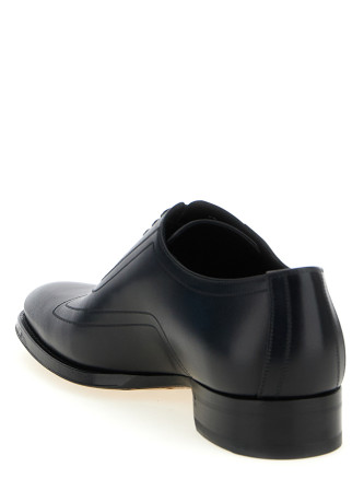 Туфли на шнурках GUCCI Lace-up leather (865172AAGBV1000) #