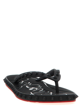 Шлепанцы CHRISTIAN LOUBOUTIN 'Super Loubi' (1230961BK01) #