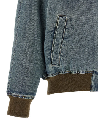 Джинсы күртеше MIU Denim bomber jacket (GWB295SOOO18UMF0008) #